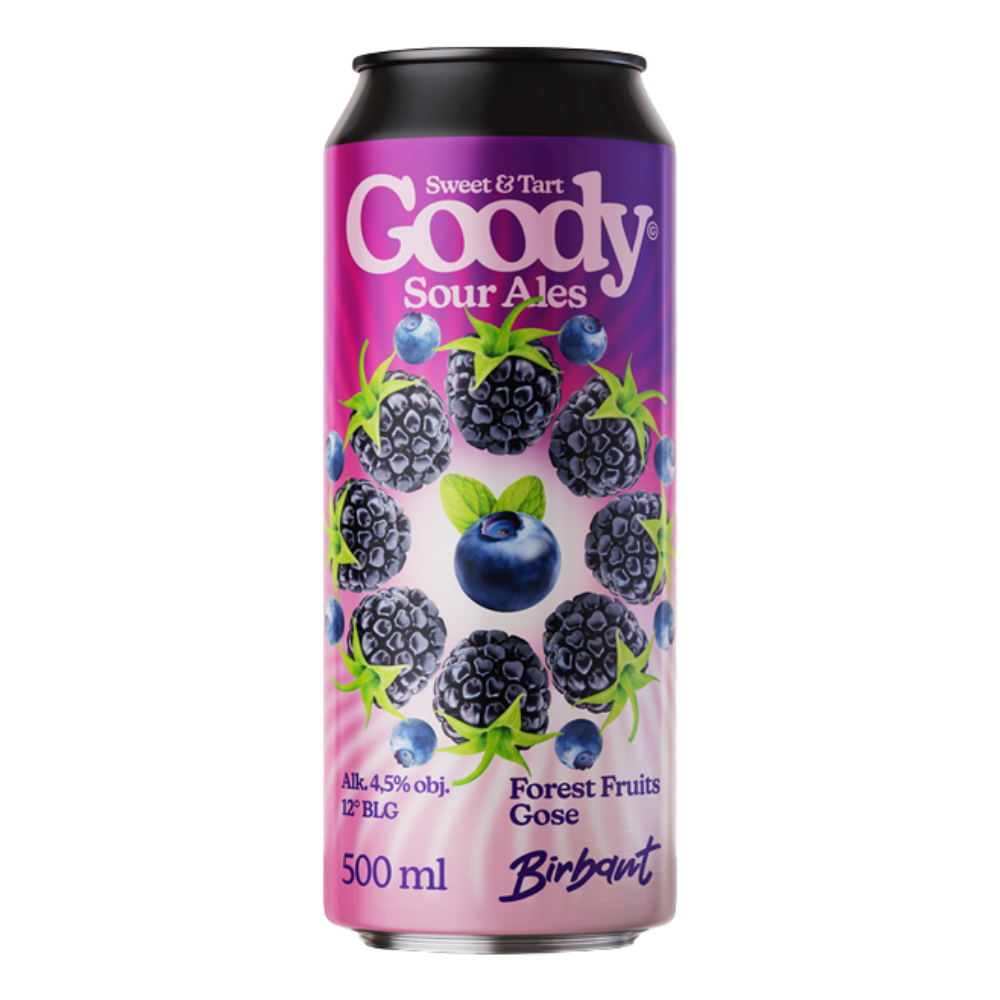 Piwo Birbant Goody Forest Fruits Gose 4,5% 500 ml puszka
