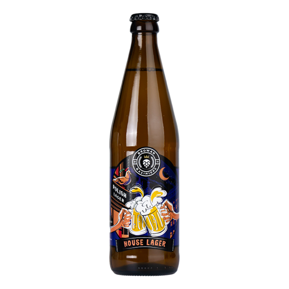 Piwo Kazimierz House Lager 4,4% 500 ml