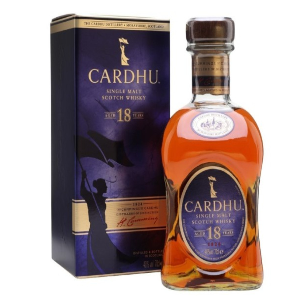 Whisky Cardhu 18 YO 40% 700 ml kartonik