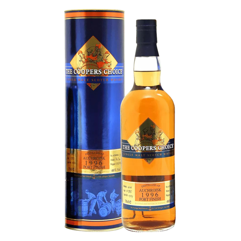 Whisky Cooper's Choice Auchroisk 1996 46% 18Y 700 ml kartonik