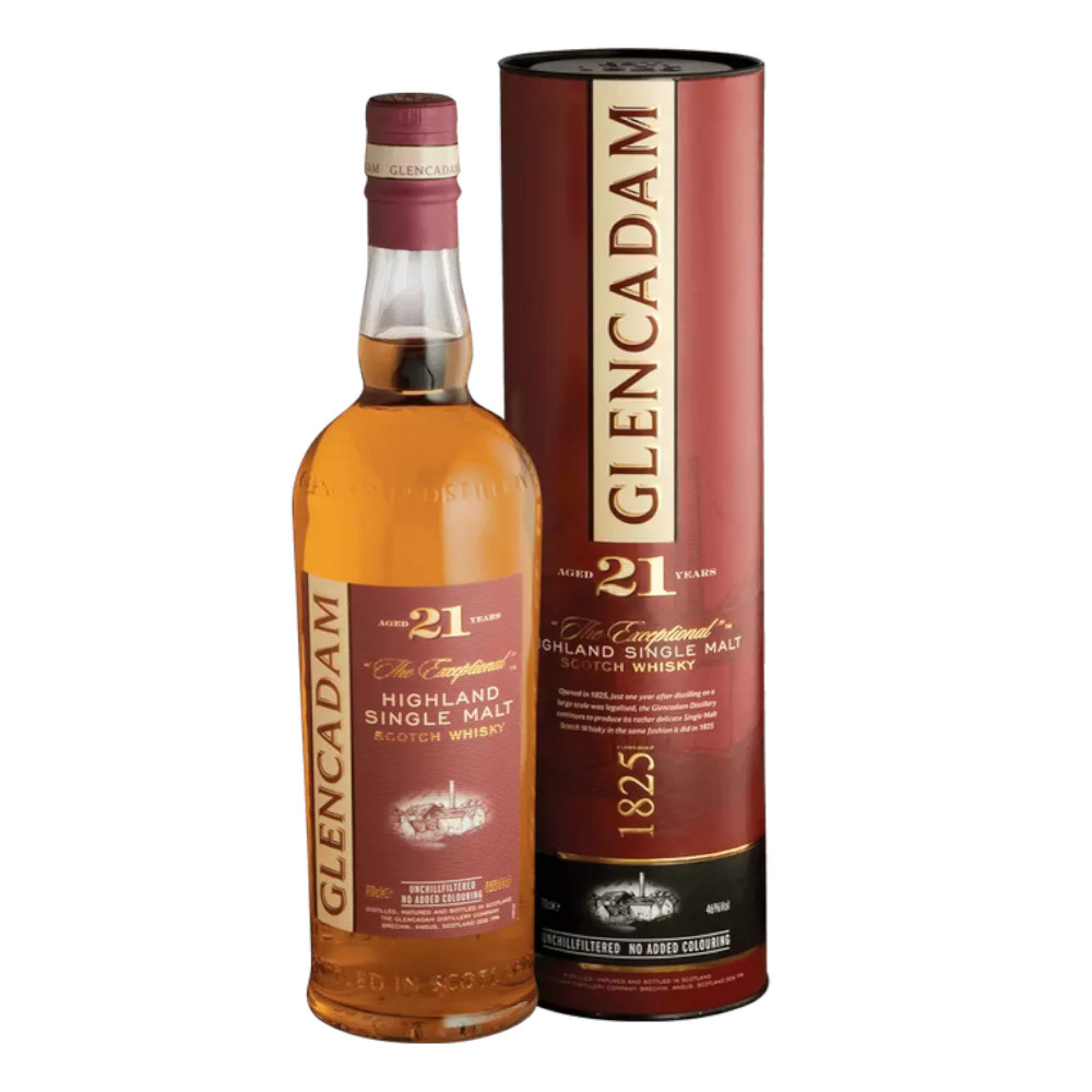 Whisky Glencadam 21 YO 46% 700 ml tuba