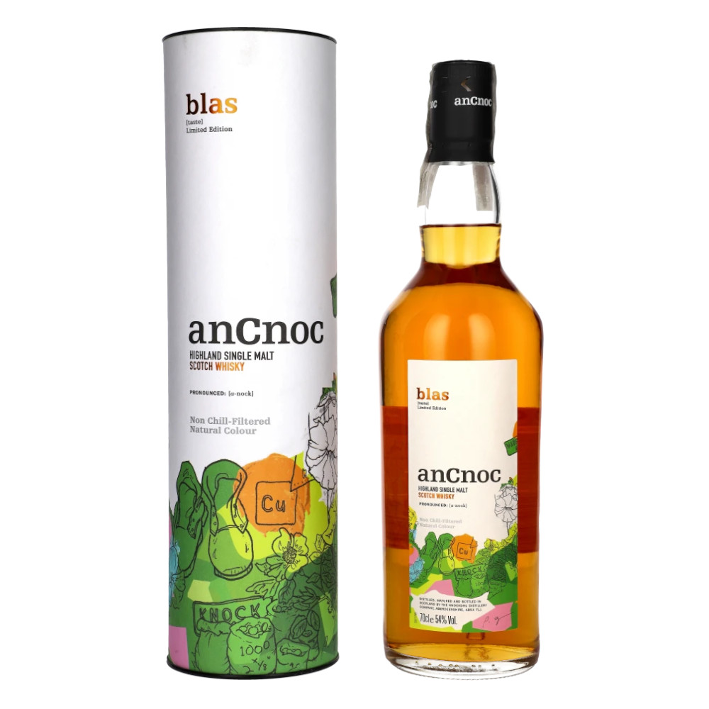 Whisky AnCnoc Blas 54% 700 ml tuba