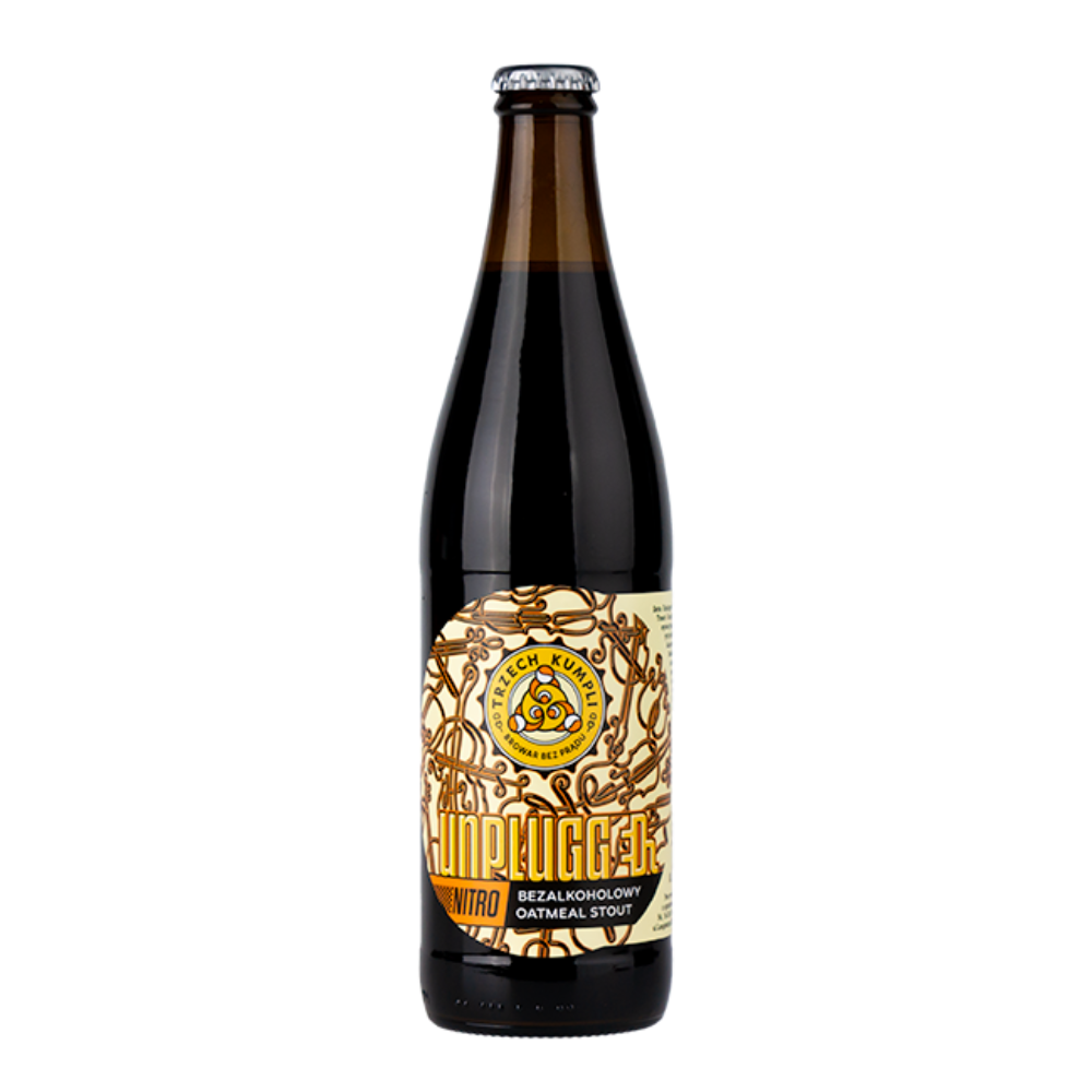 Piwo Trzech Kumpli Unplugged Nitro Oatmeal Stout 0,5% 500 ml