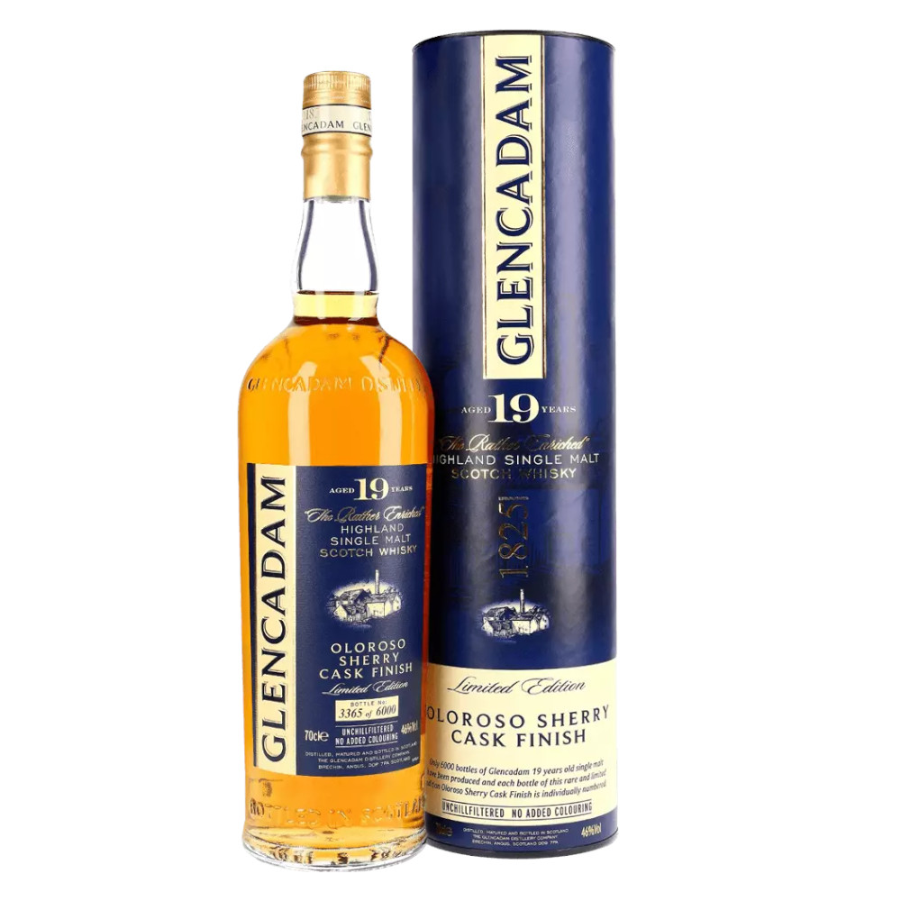 Whisky Glencadam 19 YO Sherry 46% 700 ml tuba