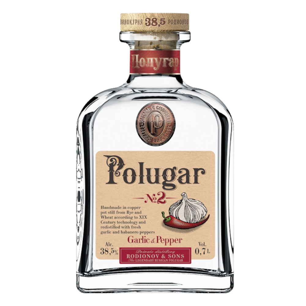 Wódka Polugar Nr.2 Czosnek I Pieprz 38,5% 700 ml