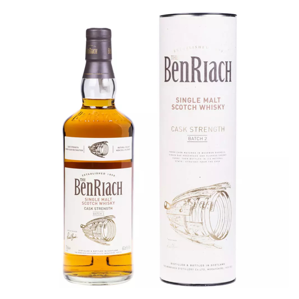 Whisky Benriach Cask Strength Batch 2 60,6% 700 ml tuba