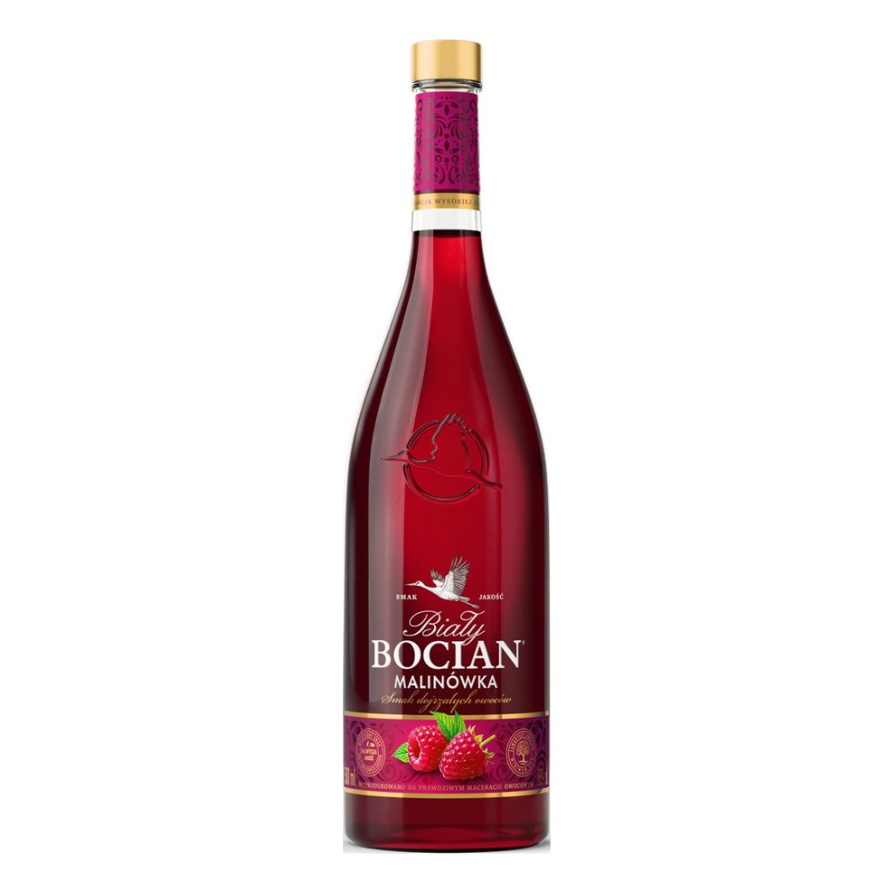 Wódka Biały Bocian Malinówka 25% 500 ml