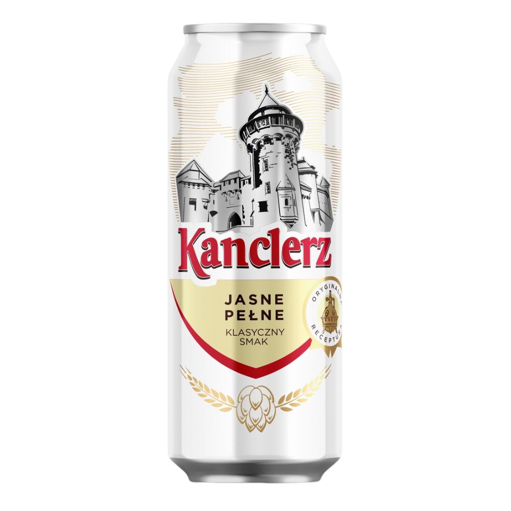 Piwo Kanclerz Jasne 5% 500 ml puszka