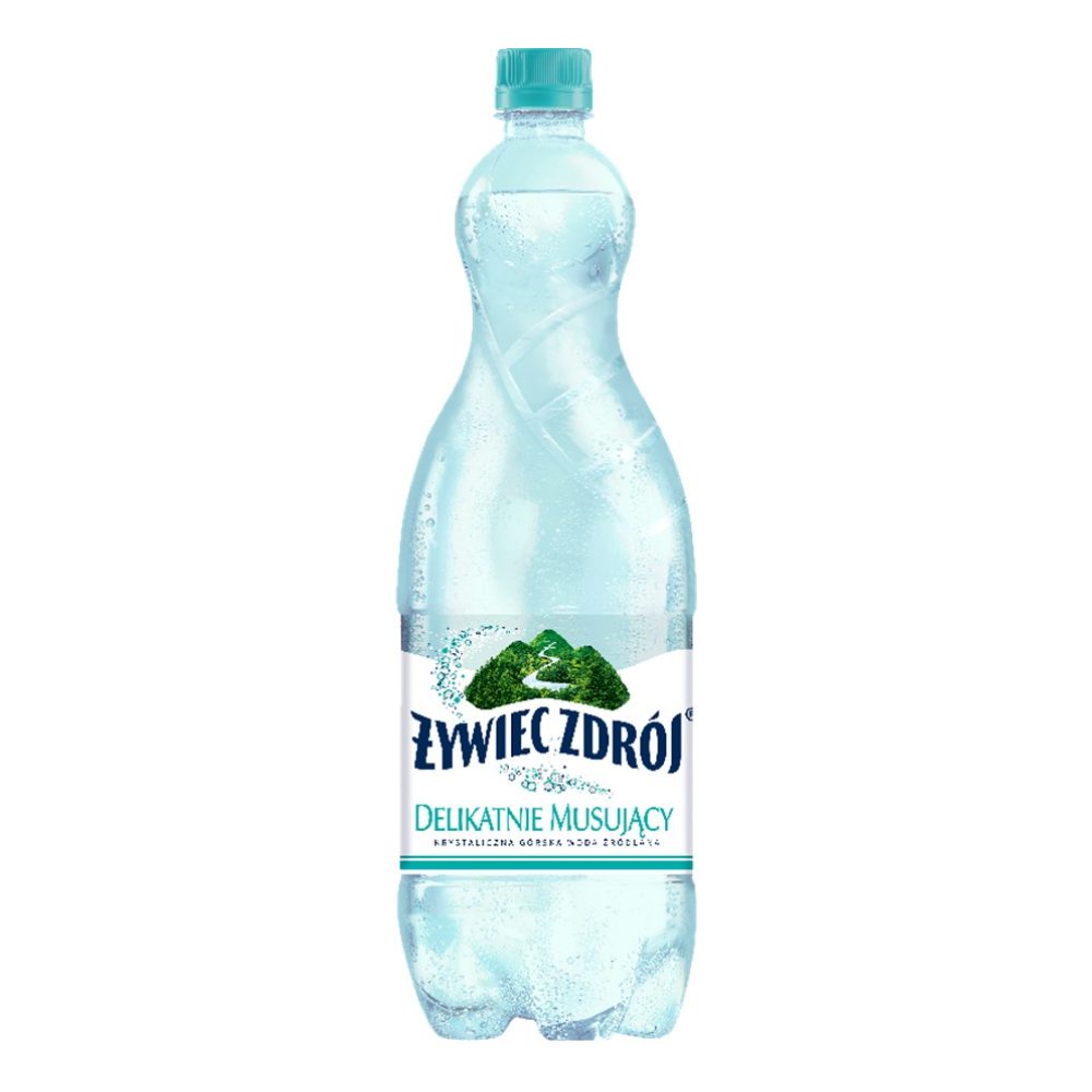 Woda Żywiec Zdrój Delikatnie Musujący 1000 ml DRS