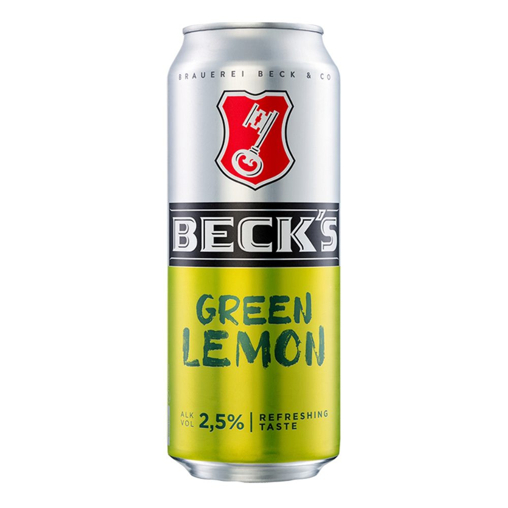 Piwo Beck's Green Lemon 2,5% 500 ml puszka