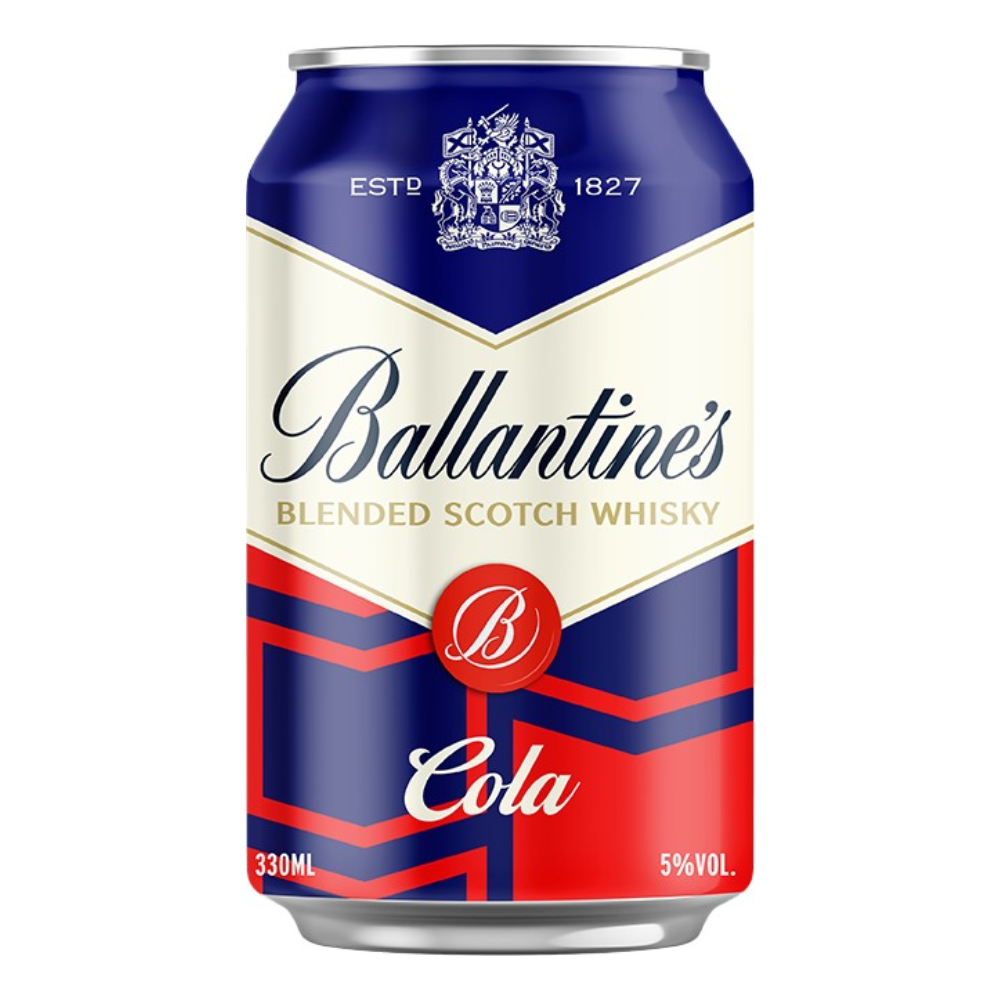RTD Ballantine's + Coca 5% 330 ml