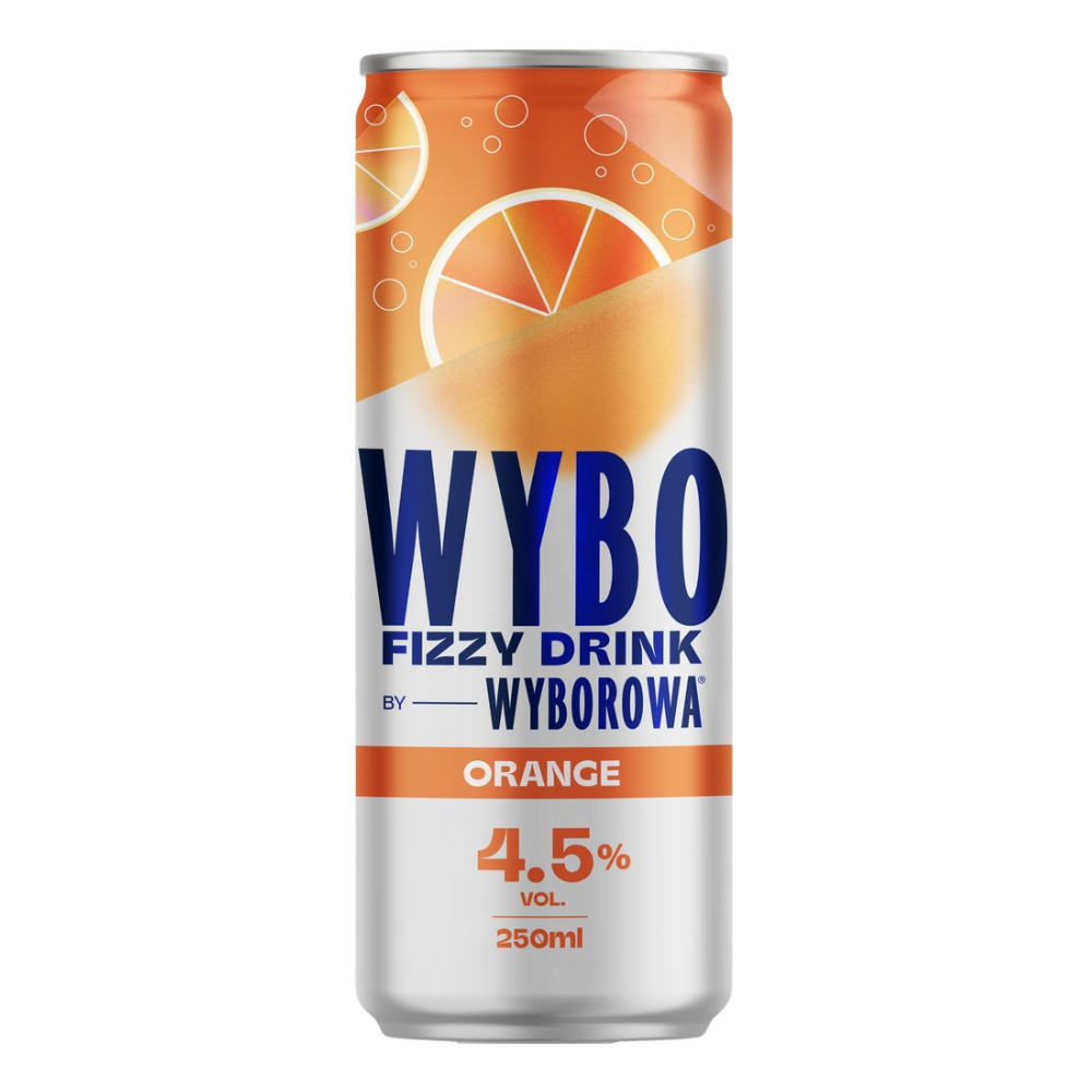 RTD Wybo Fizzy Drink Orange 4,5% 250 ml