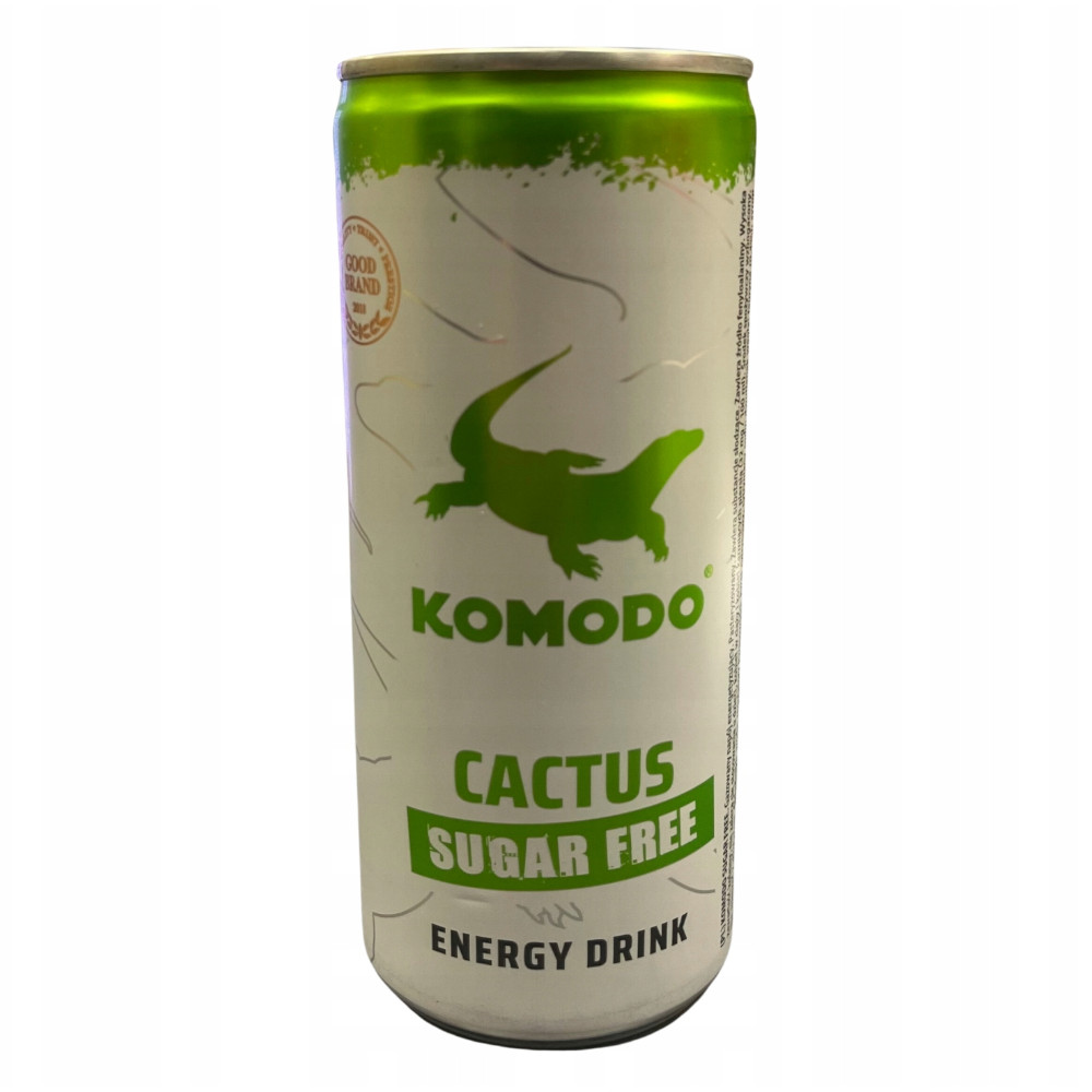 Energetyk Komodo Kaktus Sugar Free 250 ml puszka