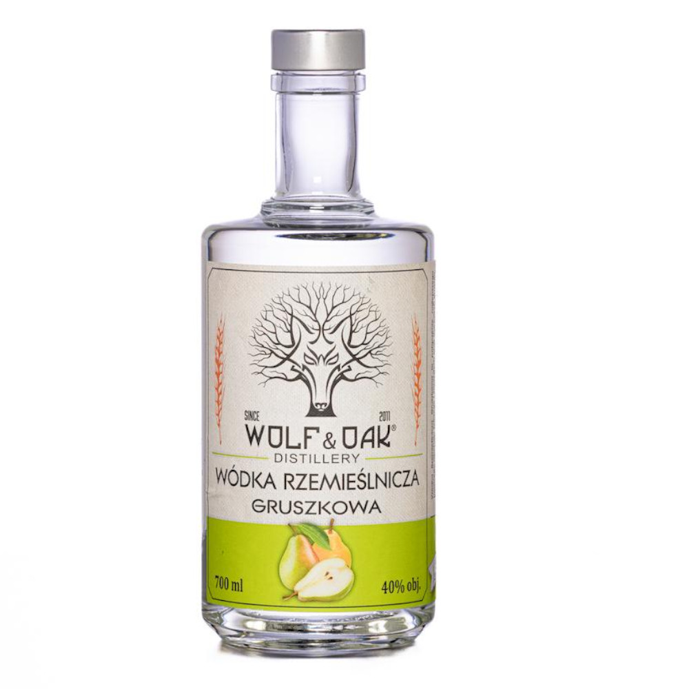 Wódka Wolf & Oak Rzemieślnicza Gruszkowa 40% 700 ml
