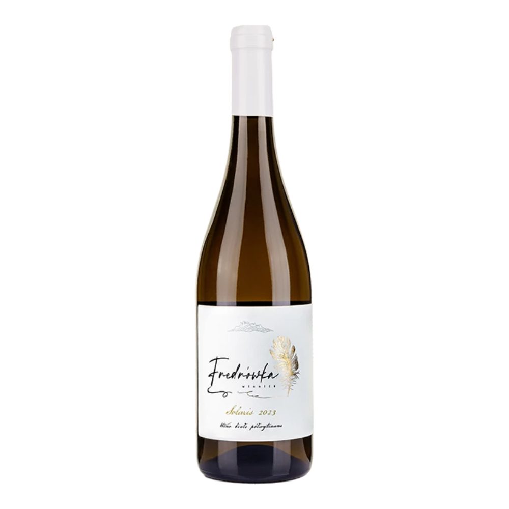 Wino Winnica Fredrówka Solaris 2023 11% białe półwytrawne 750 ml