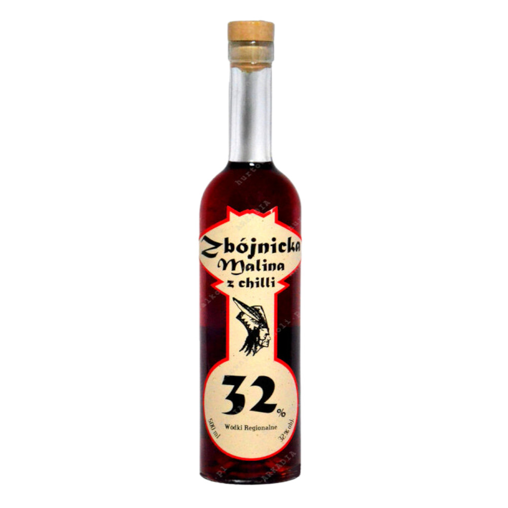 Wódka Zbójnicka Malina Z Chilli 32% 500 ml