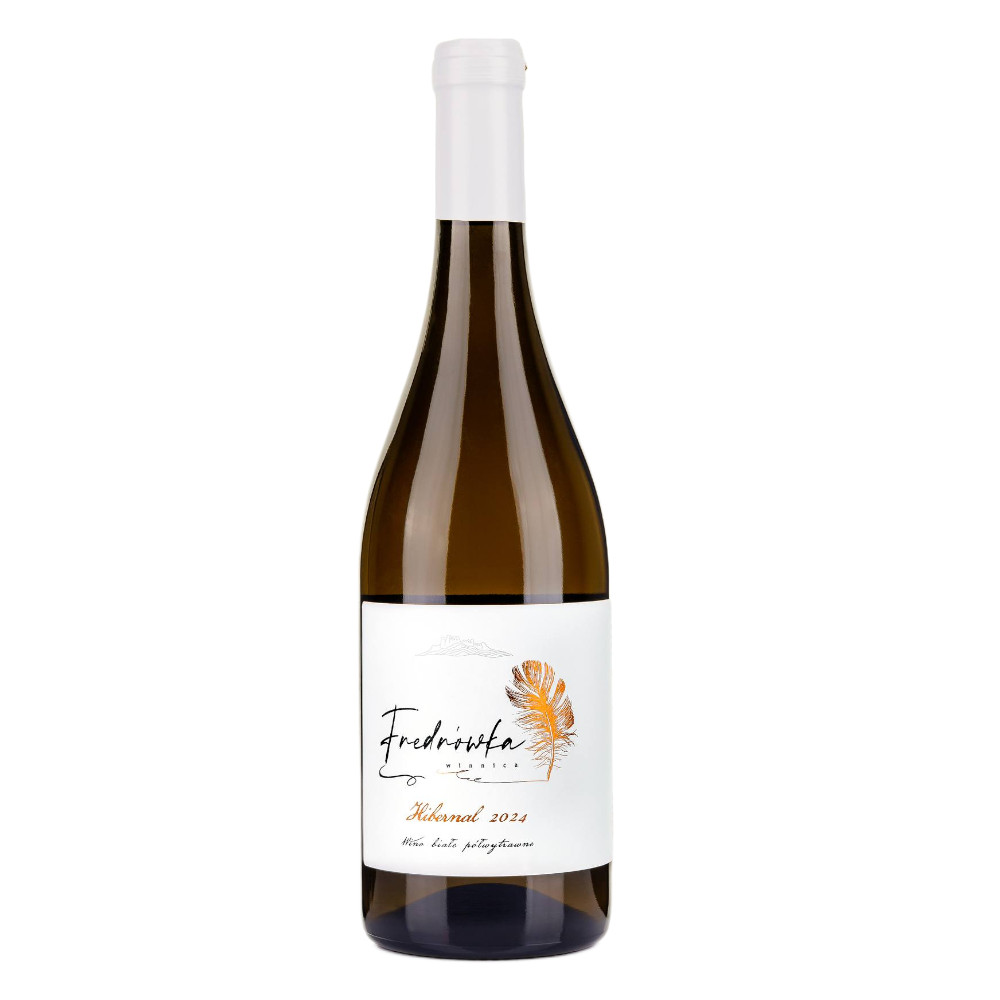 Wino Winnica Fredrówka Hibernal 2024 12% białe półwytrawne 750 ml