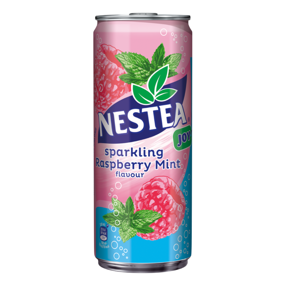 Napój Nestea Czarna Herbata Malina-Mięta gazowany 330 ml puszka