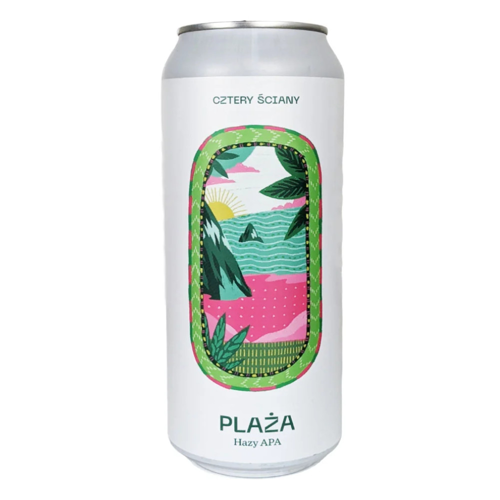 Piwo Cztery Ściany Plaża Hazy APA 5,2% 500ml Puszka