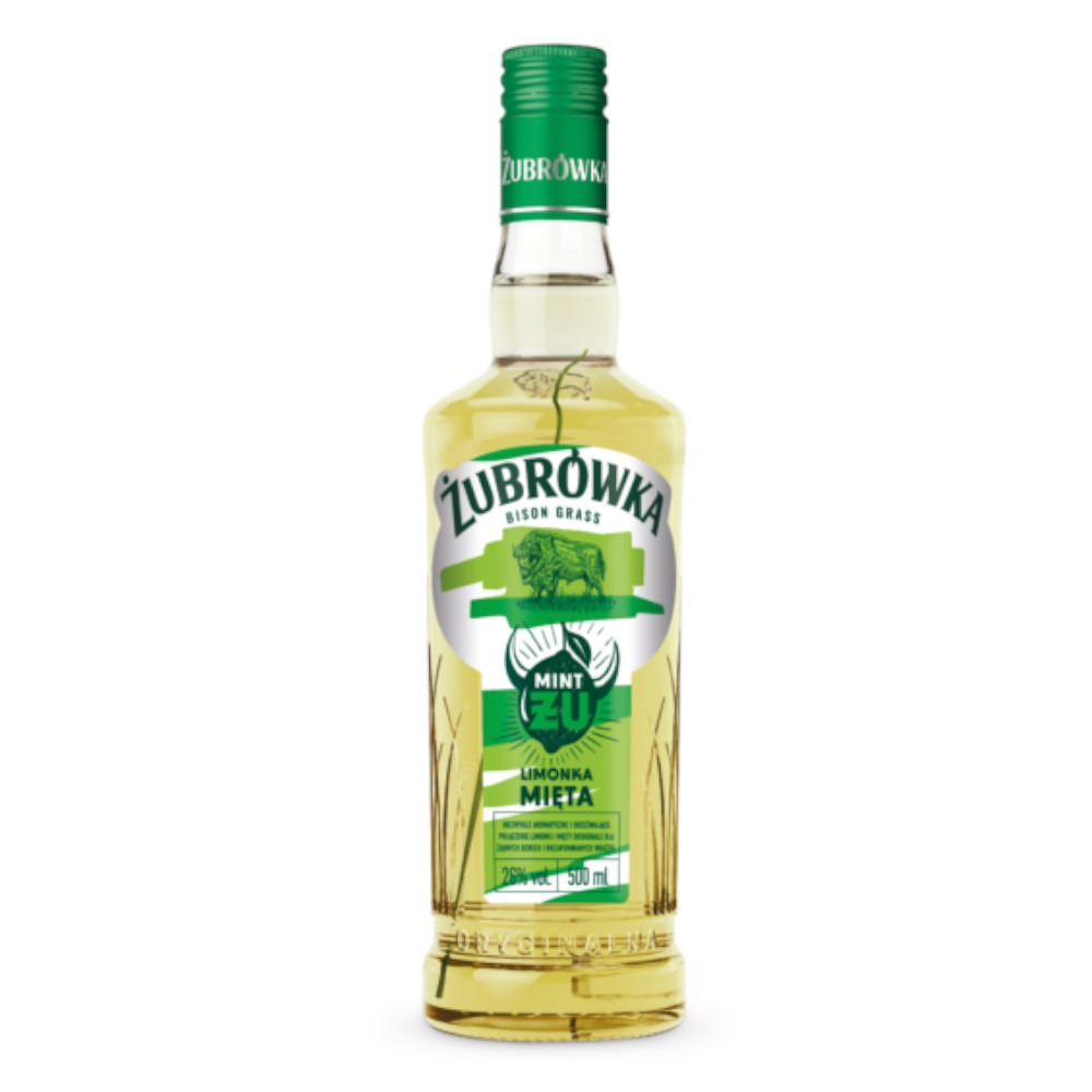 Wódka Żubrówka ŻU Limonka Mięta 26% 500 ml