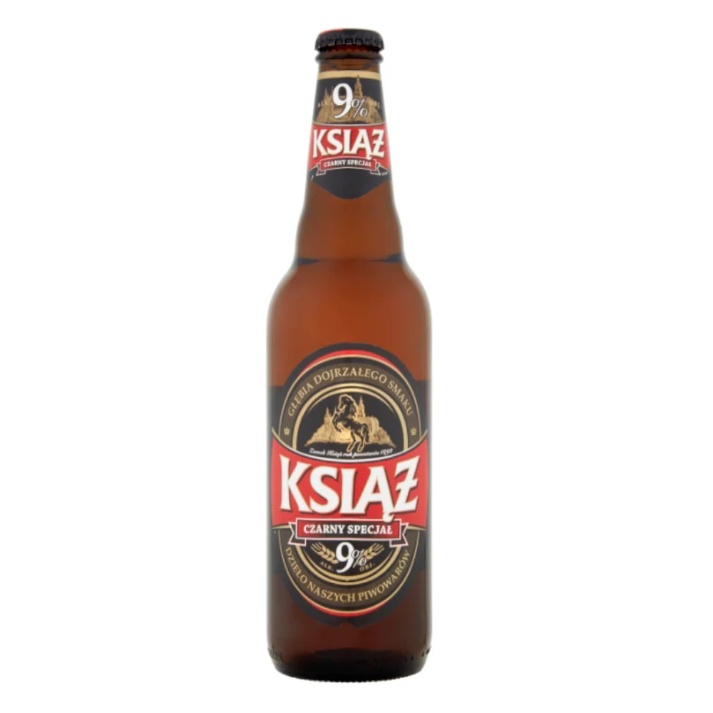 Piwo Książ Czarny Specjał 9% 500 ml