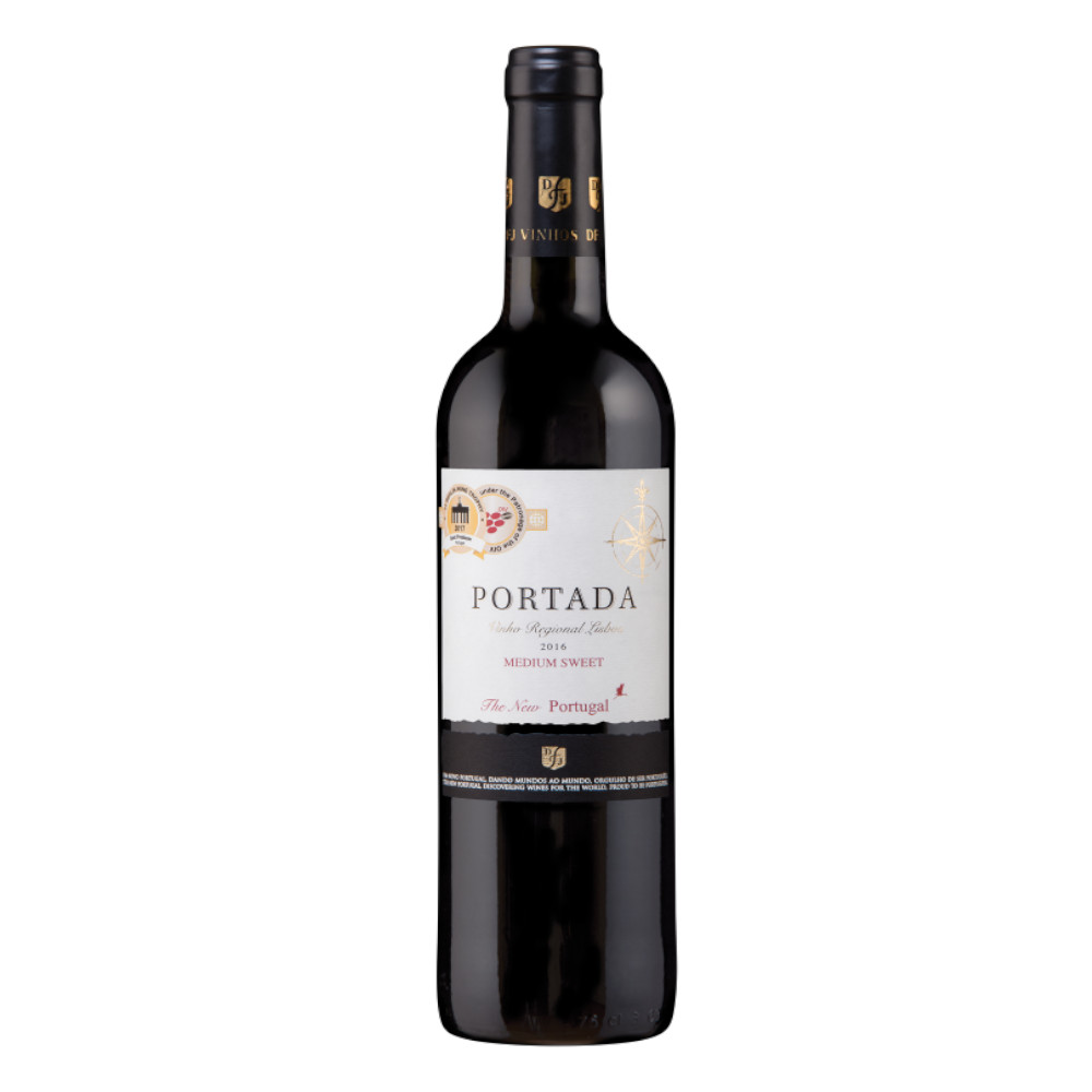 Wino Portada Lisboa 12,5% czerwone półsłodkie 750 ml