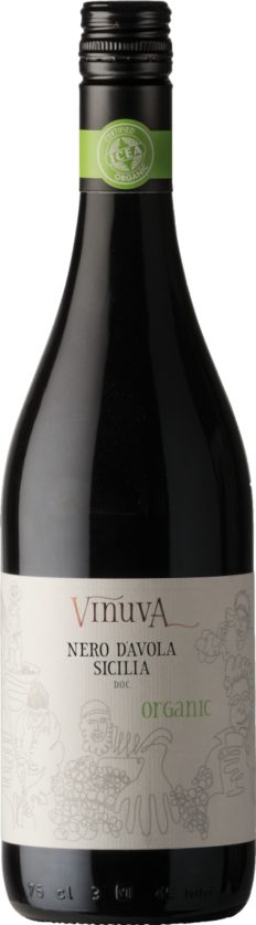 Wino Vinuva Nero D'Avola Organic 13% czerwone wytrawne 750 ml
