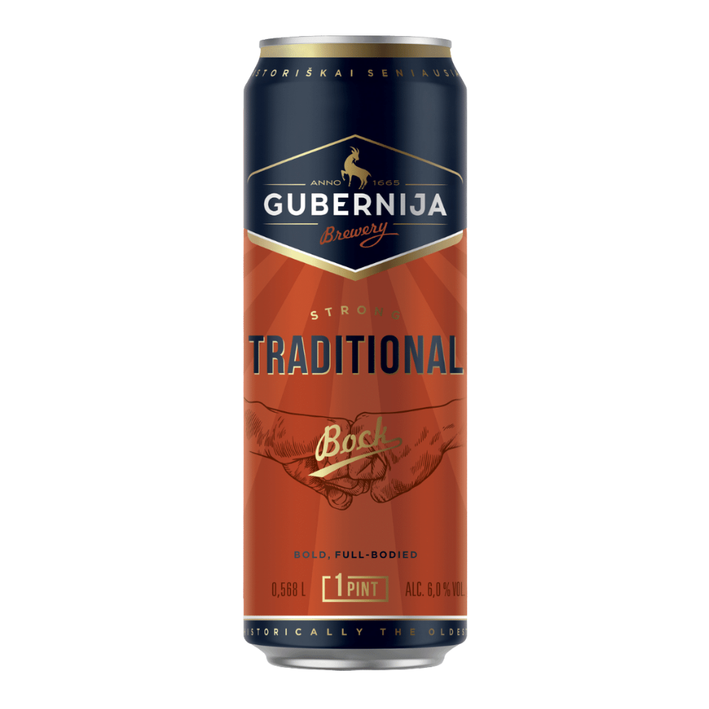Piwo Gubernija Traditional Bock 6,0% 568 ml puszka