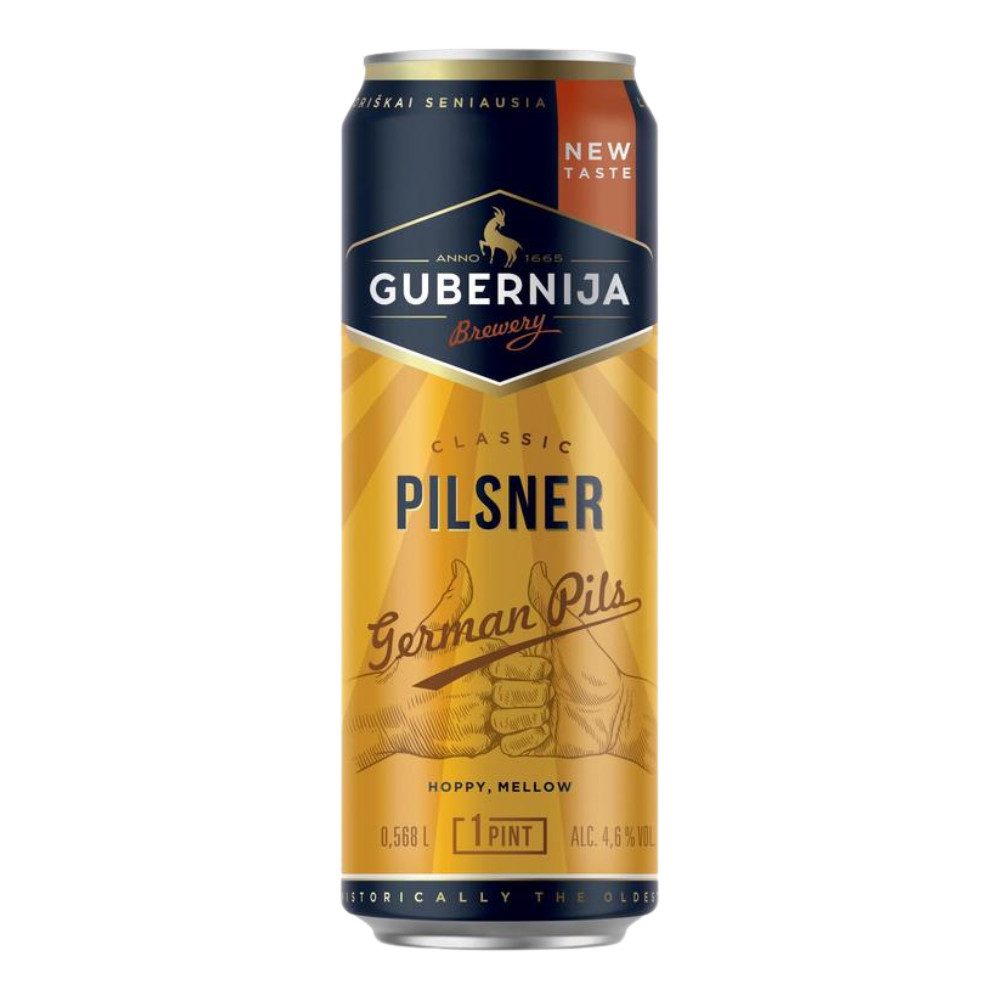 Piwo Gubernija German Pilsner 5,2% 568 ml puszka