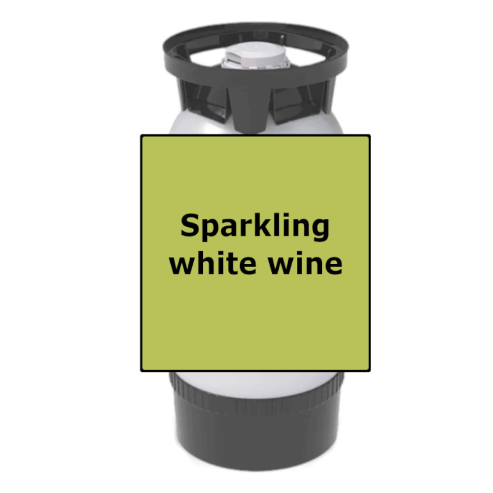 Wino Musujące VST Glera Frizzante 10,5% białe wytrawne 24 L Keg