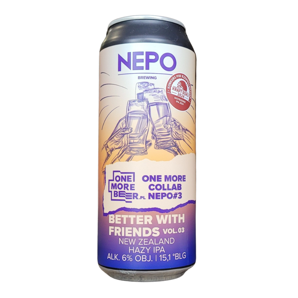 Piwo Nepomucen Better With Friends - OneMoreCollab #3 6% 500 ml Puszka