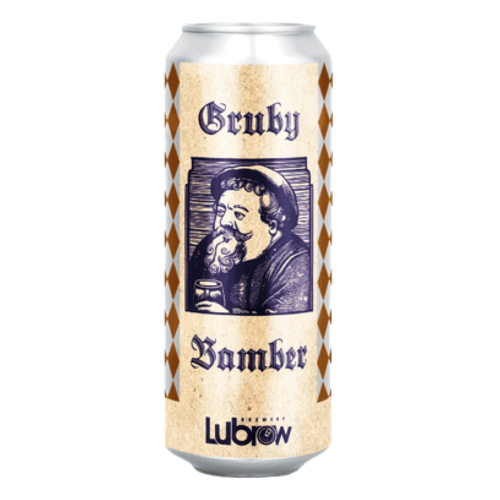 Piwo Lubrow Gruby Bamber 5% 500 ml Puszka