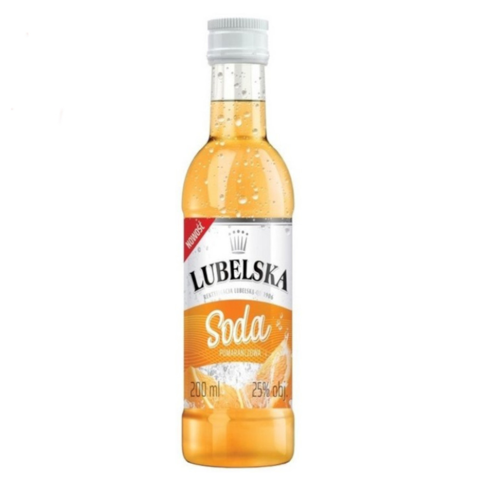 Likier  Lubelska Soda Pomarańczowa 25% 200 ml