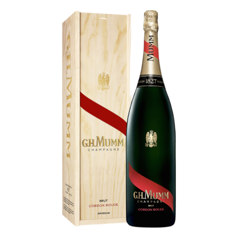 Szampan G.H. Mumm Grand Cordon Rouge 12% białe wytrawne 6000 ml skrzynka