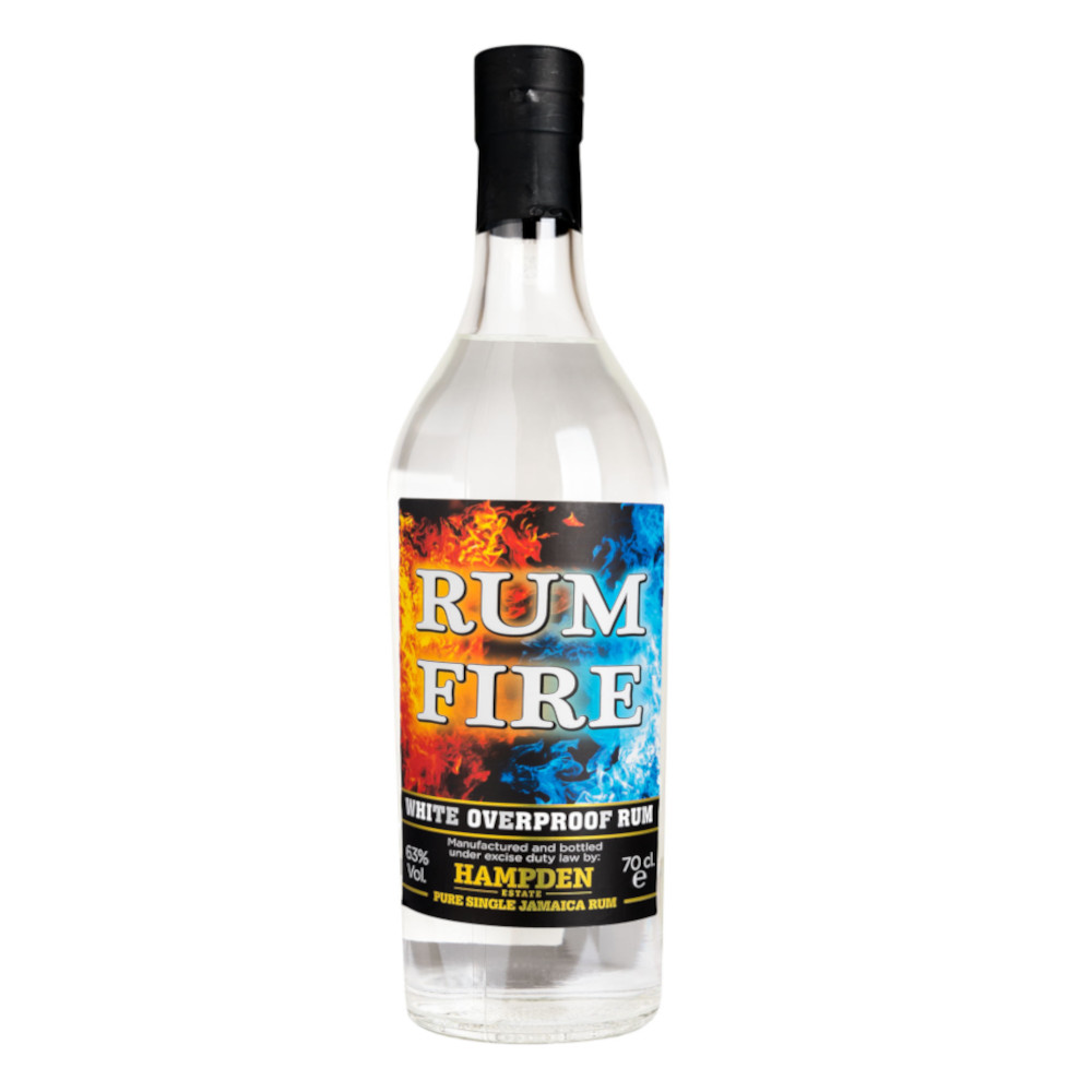 Rum Hampden Fire White Overproof 63% 700 ml