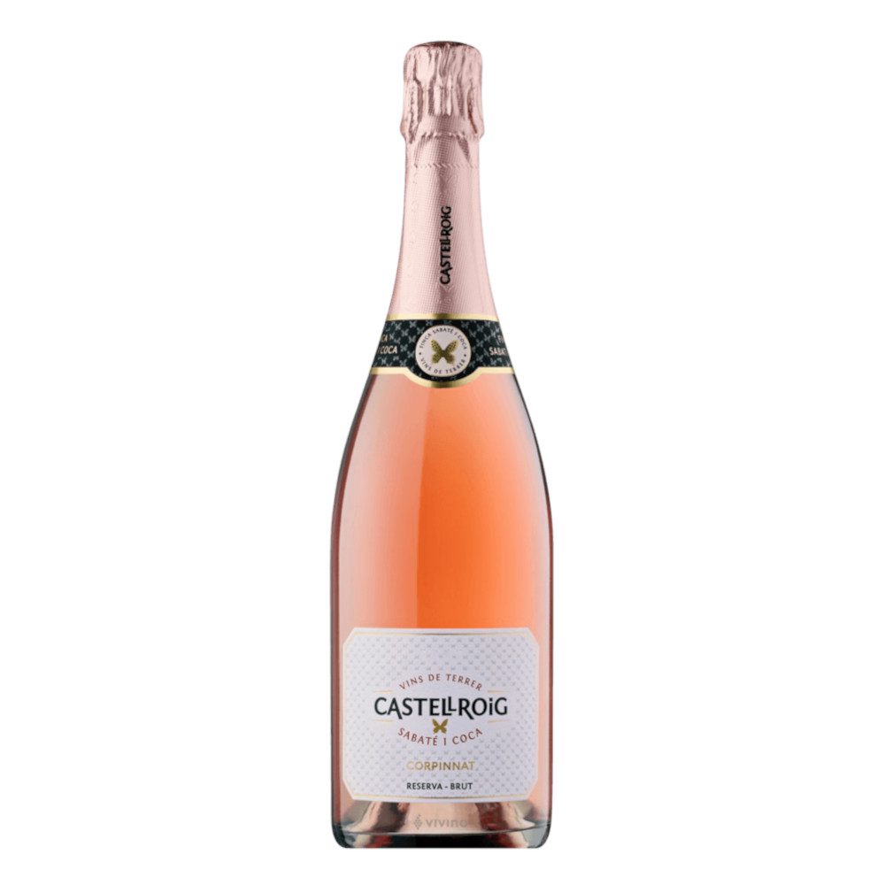 Wino Musujące Sabate I Coca Castellroig Reserva Brut Rosat 12% różowe wytrawne 750 ml