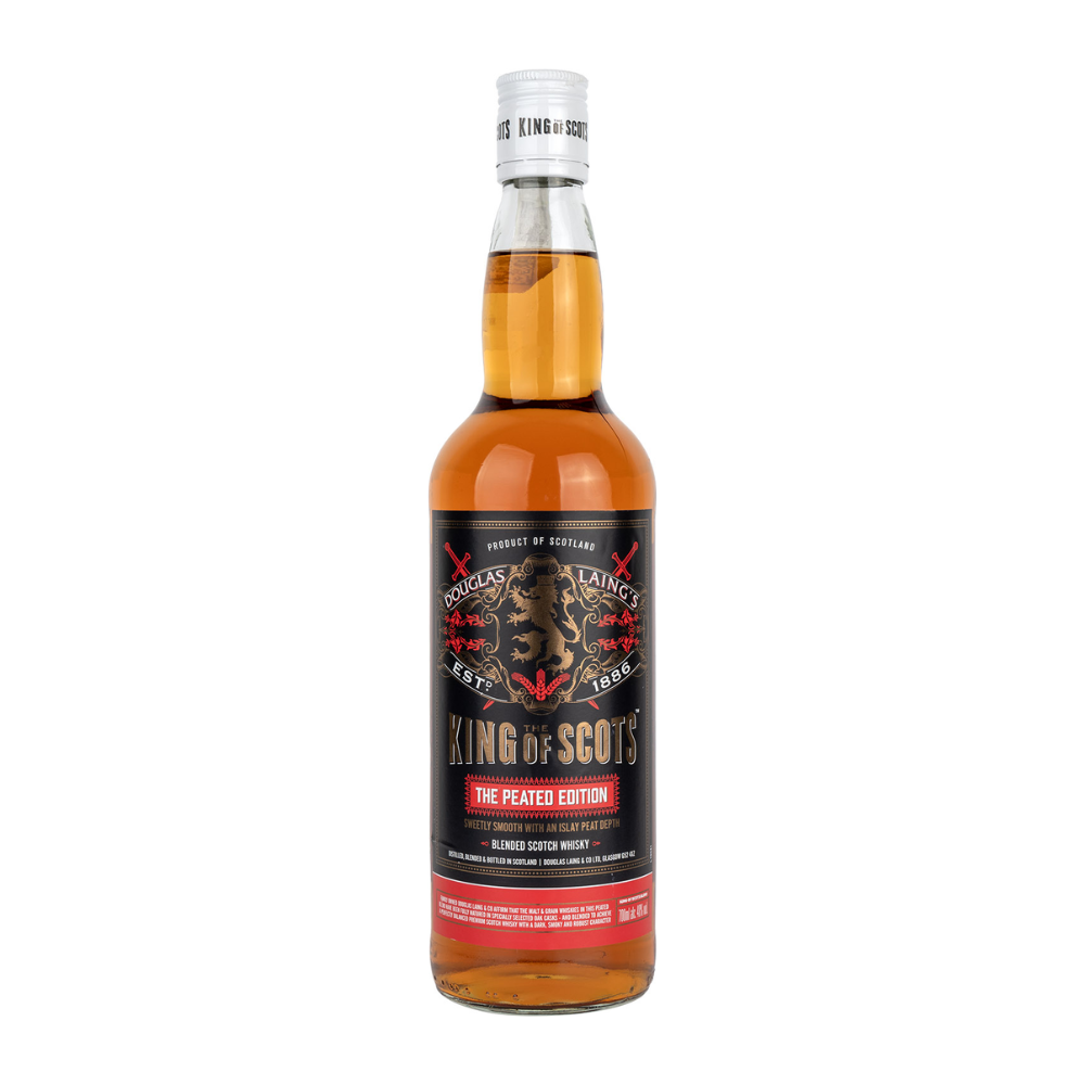 Whisky  The King of Scots Peated Blended 40% 700 ml