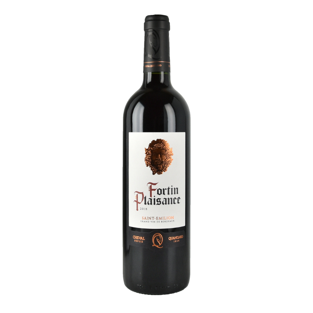 Wino Fortin Plaisance Saint-Emilion Red 2022 14% czerwone wytrawne 750 ml