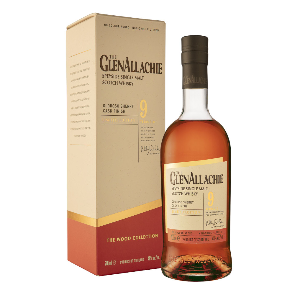Whisky Glenallachie 9 YO Oloroso Sherry Cask Finish 48% 700 ml kartonik