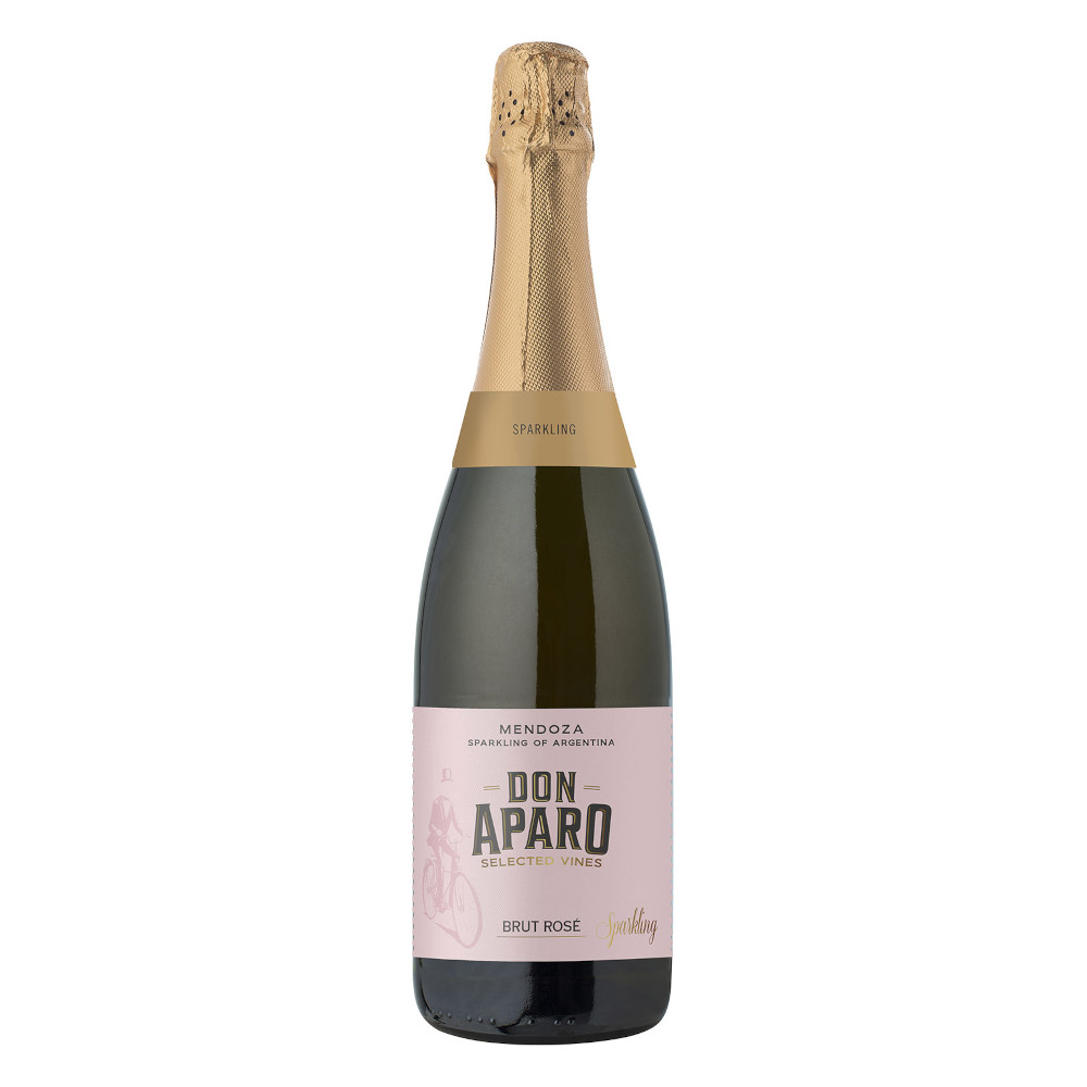 Wino Musujące Don Aparo Brut Rose Sparkling 11,5% różowe wytrawne 750 ml