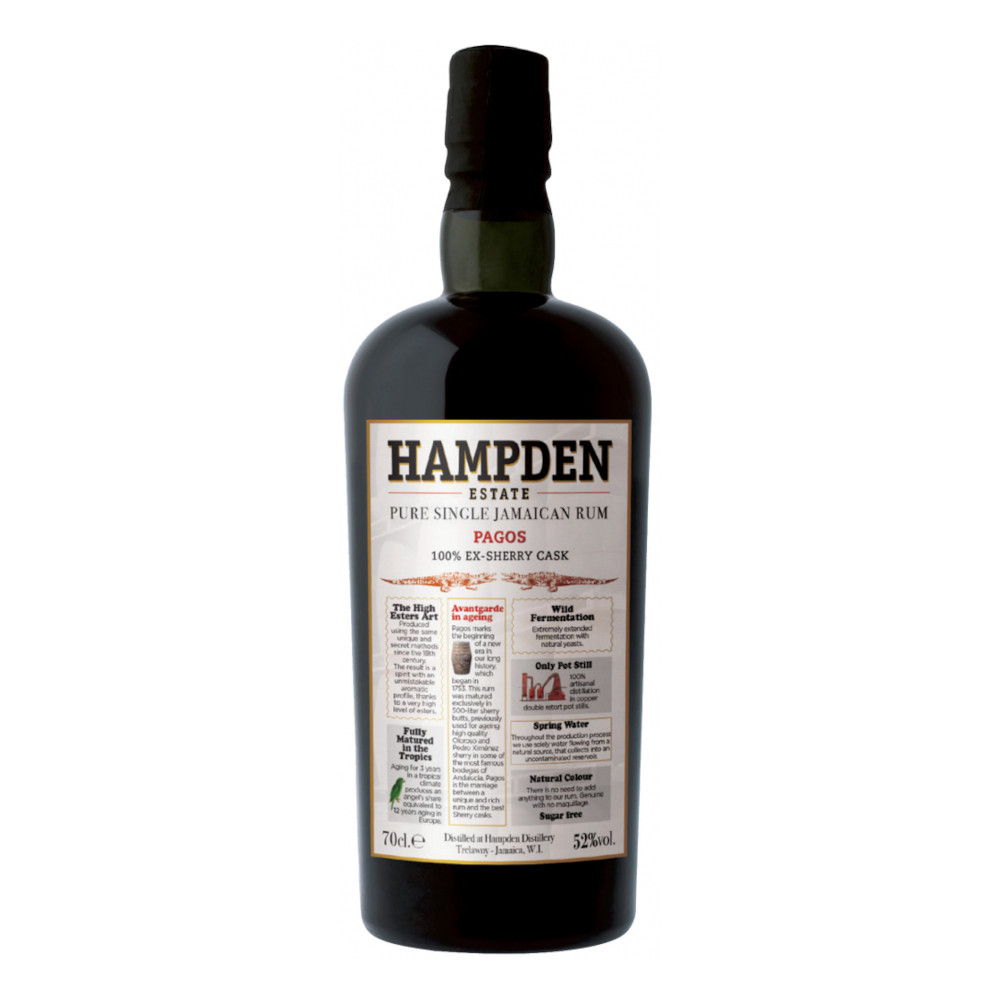 Rum Hampden Jamaican Rum Pagos Batch 3 52% 700 ml