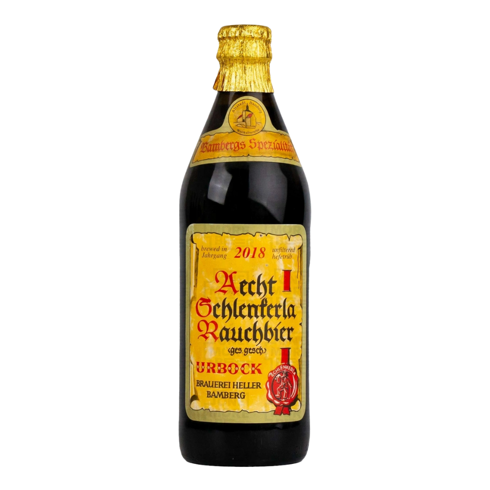Piwo Schlenkerla Rauchbier Urbock Vintage 2018 17,5° 6,5% 500 ml
