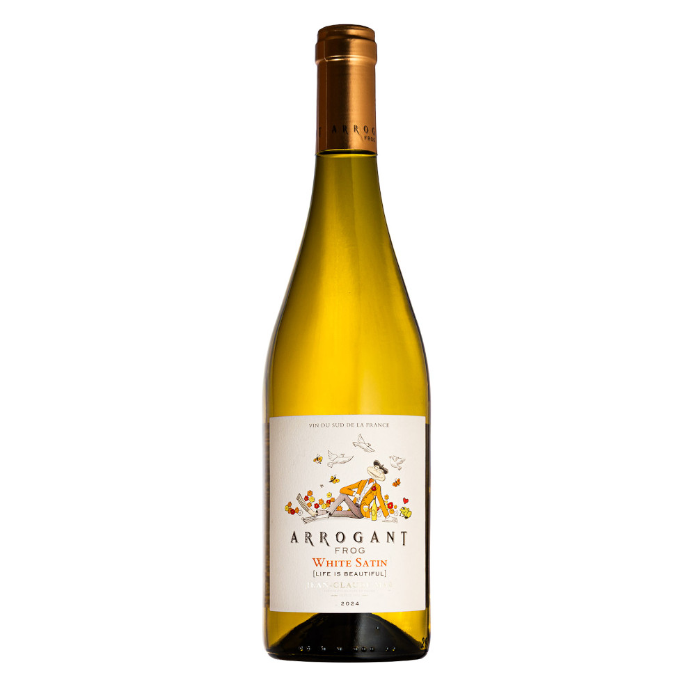 Wino Arrogant White Satin Beautiful Life Chardonnay-Viognier-Muscat 2024 12,5% białe półwytrawne 750 ml