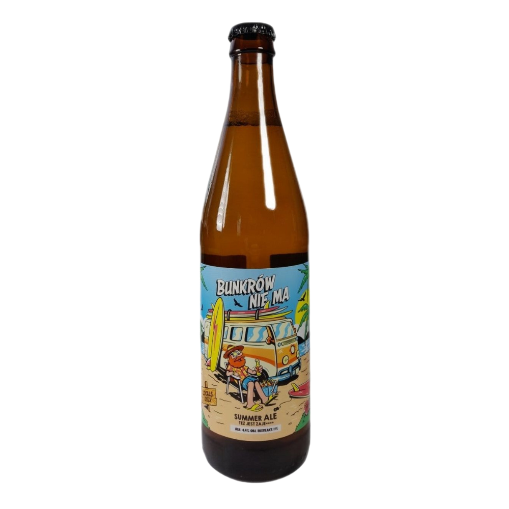 Piwo Browar Moczybroda Bunkrów Nie Ma Summer Ale 4,4% 500 ml