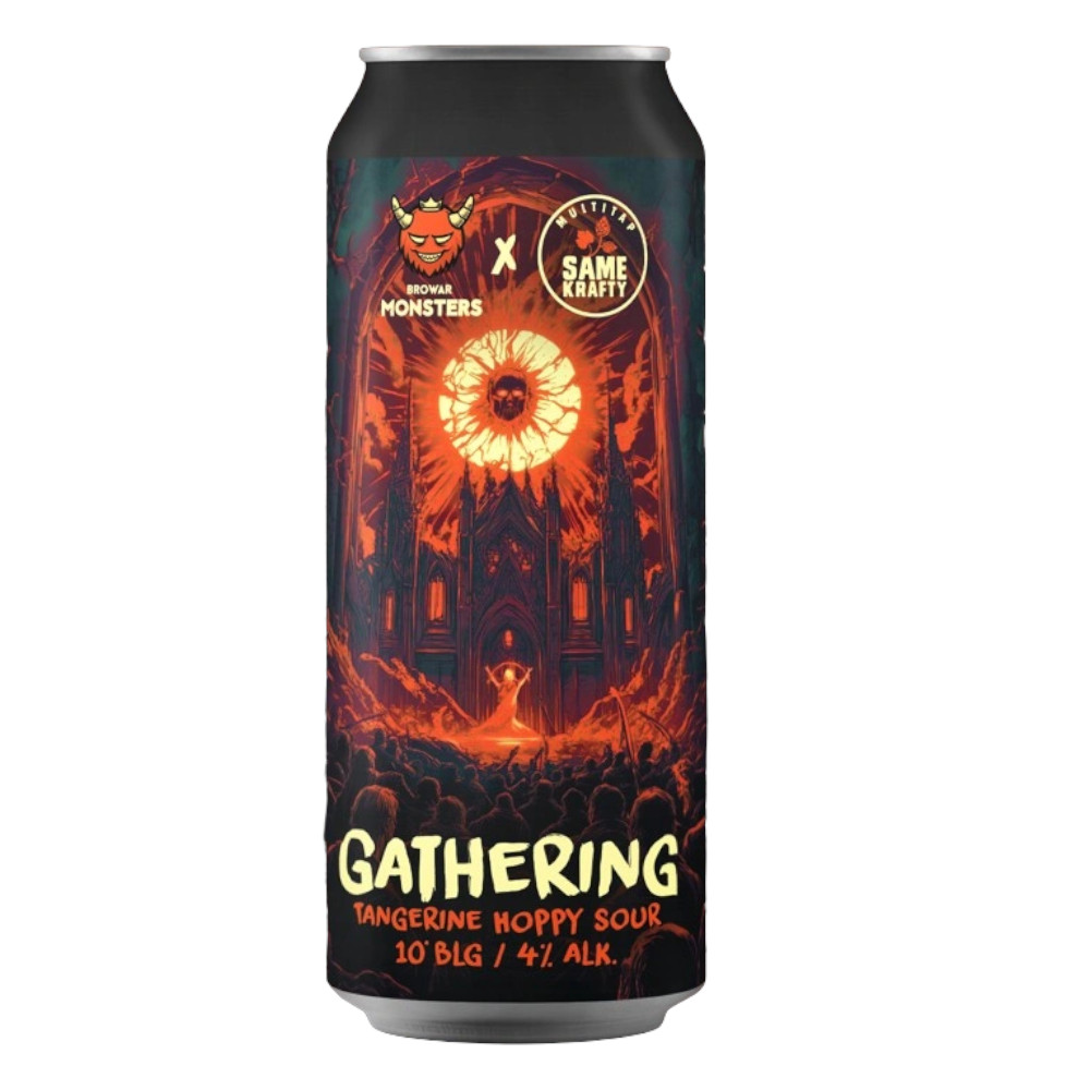 Piwo Monsters Gathering Tangerine Hoppy Sour 4% 500 ml Puszka
