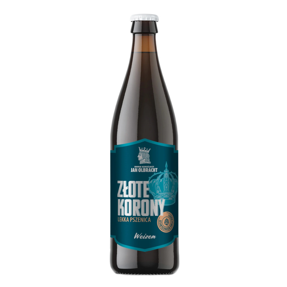 Piwo Jan Olbracht Złote Korony Lekka Pszenica 4,5% 500 ml