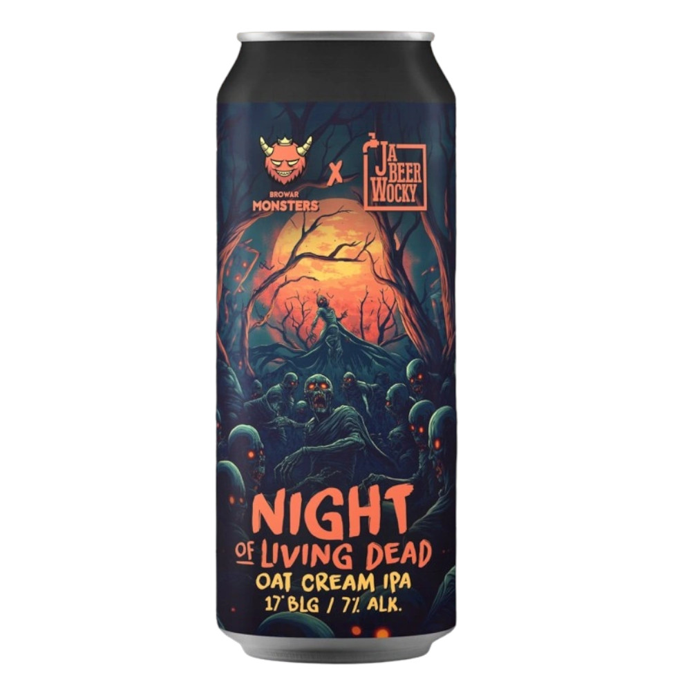 Piwo Monsters Night of Living Dead Oat Cream IPA 7% 500 ml Puszka