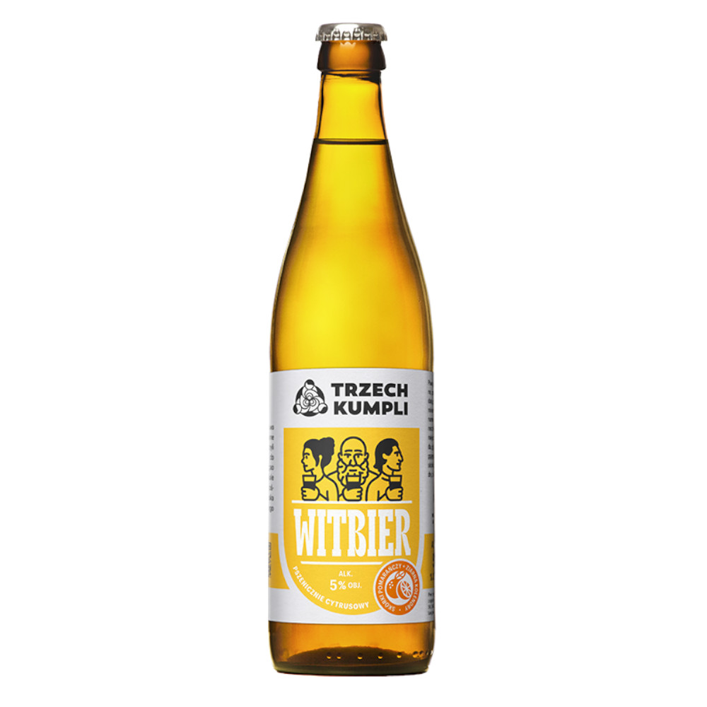 Piwo Trzech Kumpli Witbier 5% 500 ml
