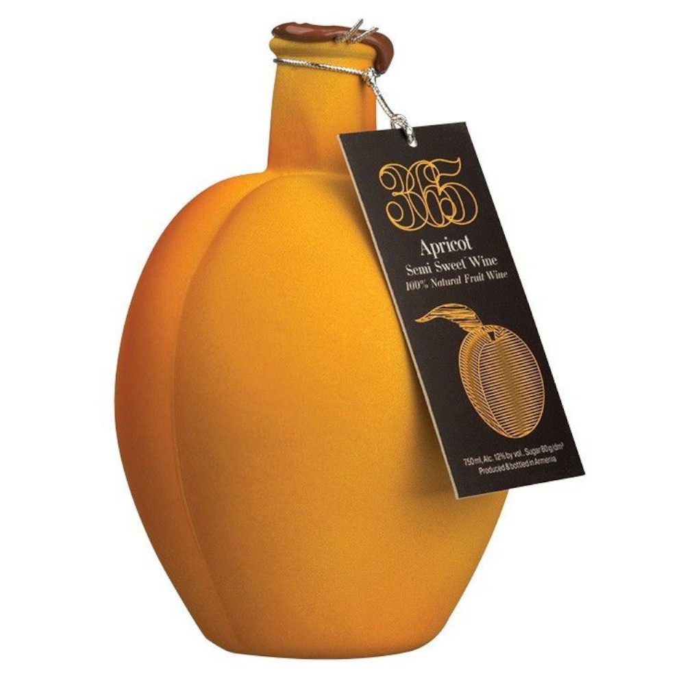 Wino 365 Apricot Karafka 12% białe półsłodkie 750 ml