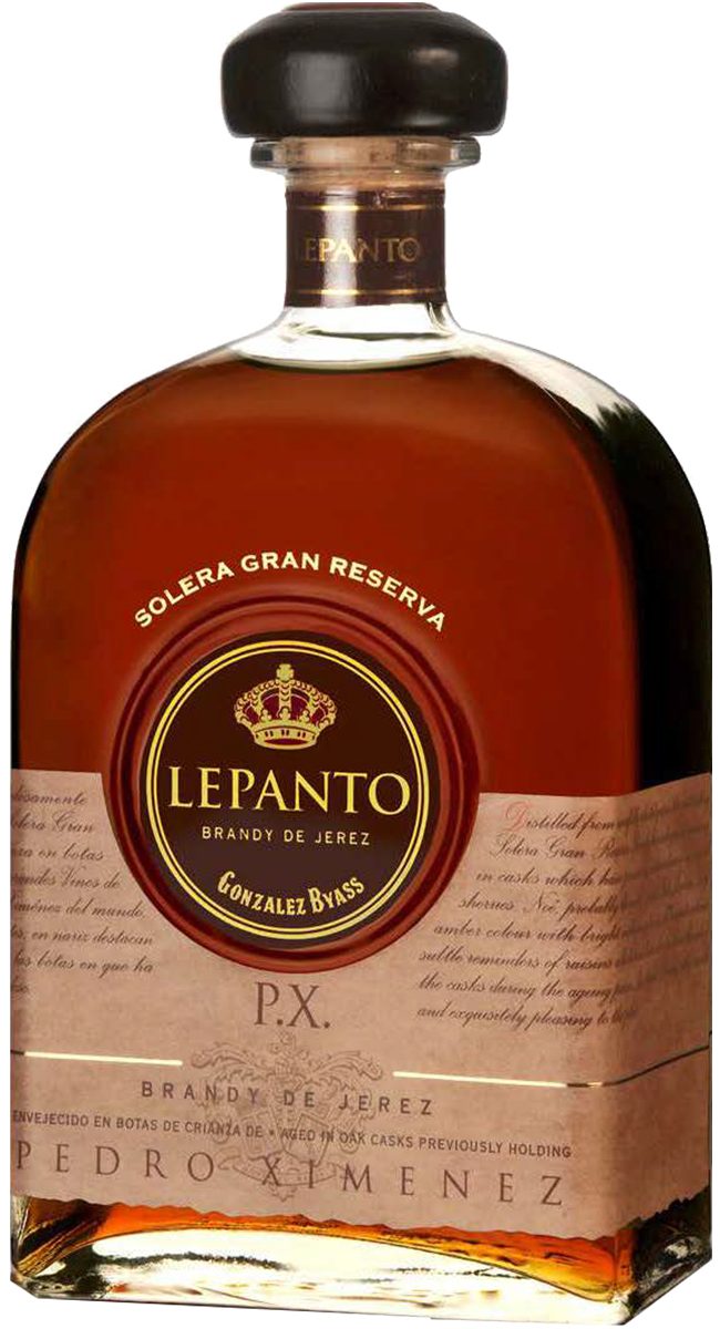 Brandy Lepanto Pedro Ximenez Brandy de Jerez 36% 700 ml